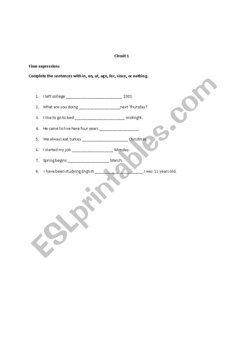 Grammar Quiz worksheet
