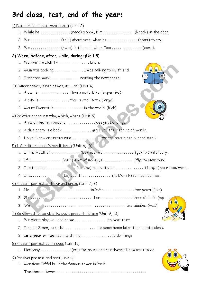 more-3-final-test-3rd-class-grammar-of-a-whole-year-key-esl-worksheet-by-dietze