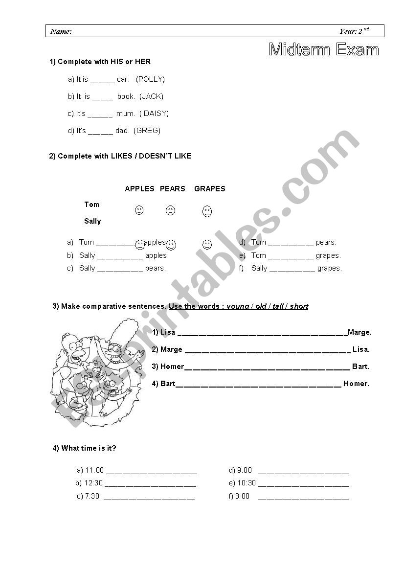 Happy Street 2  Units 1-6  worksheet