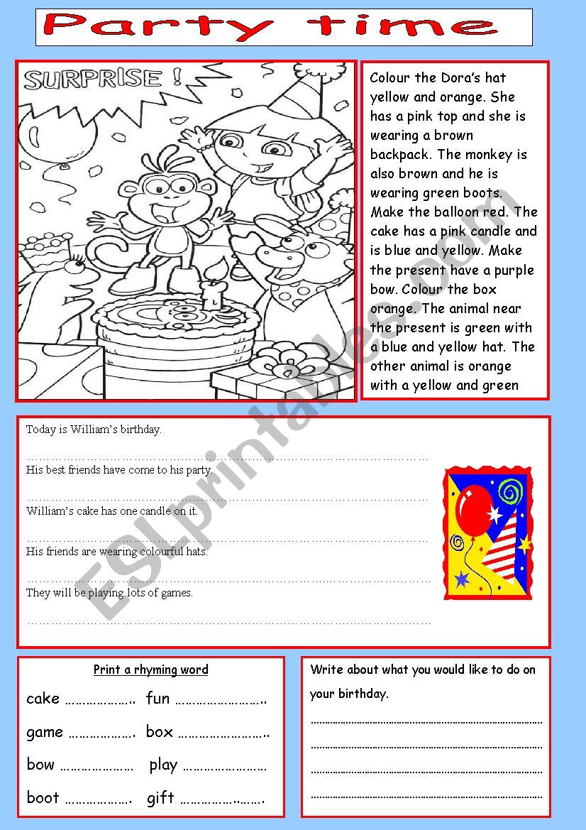 Working with Words worksheet