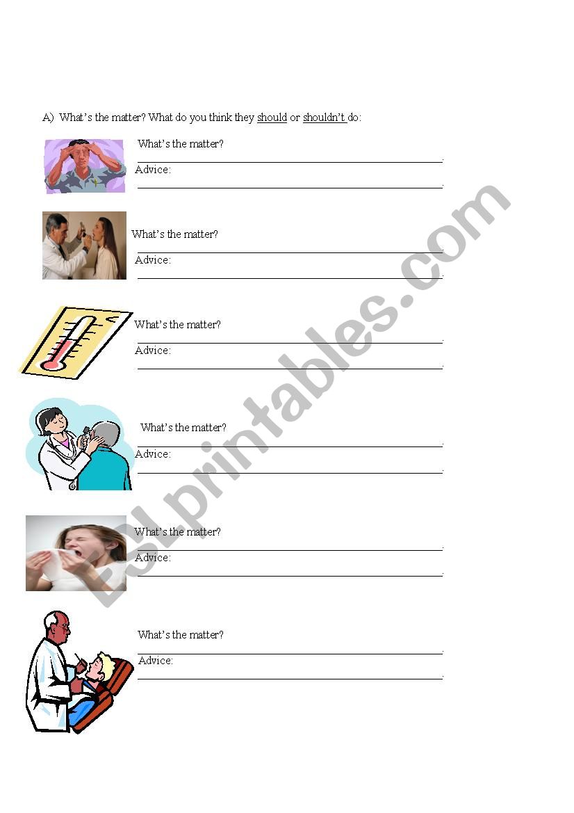 Illnesses, should and shouldnÂ´t