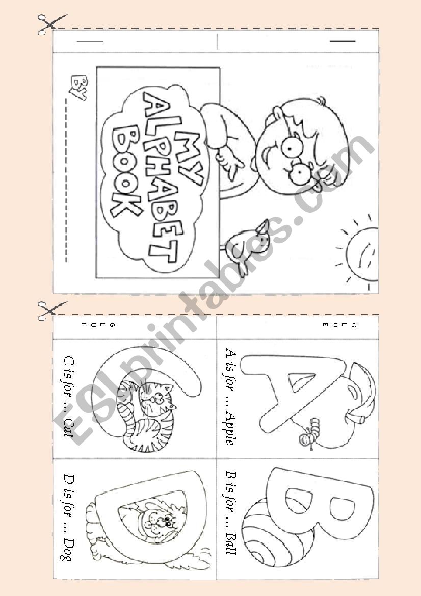 Alphabet  Booklet 1 worksheet