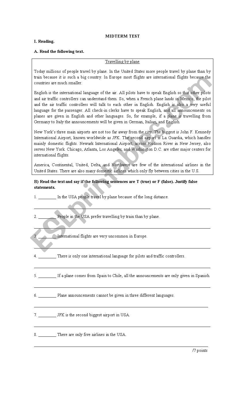 Mid Term worksheet