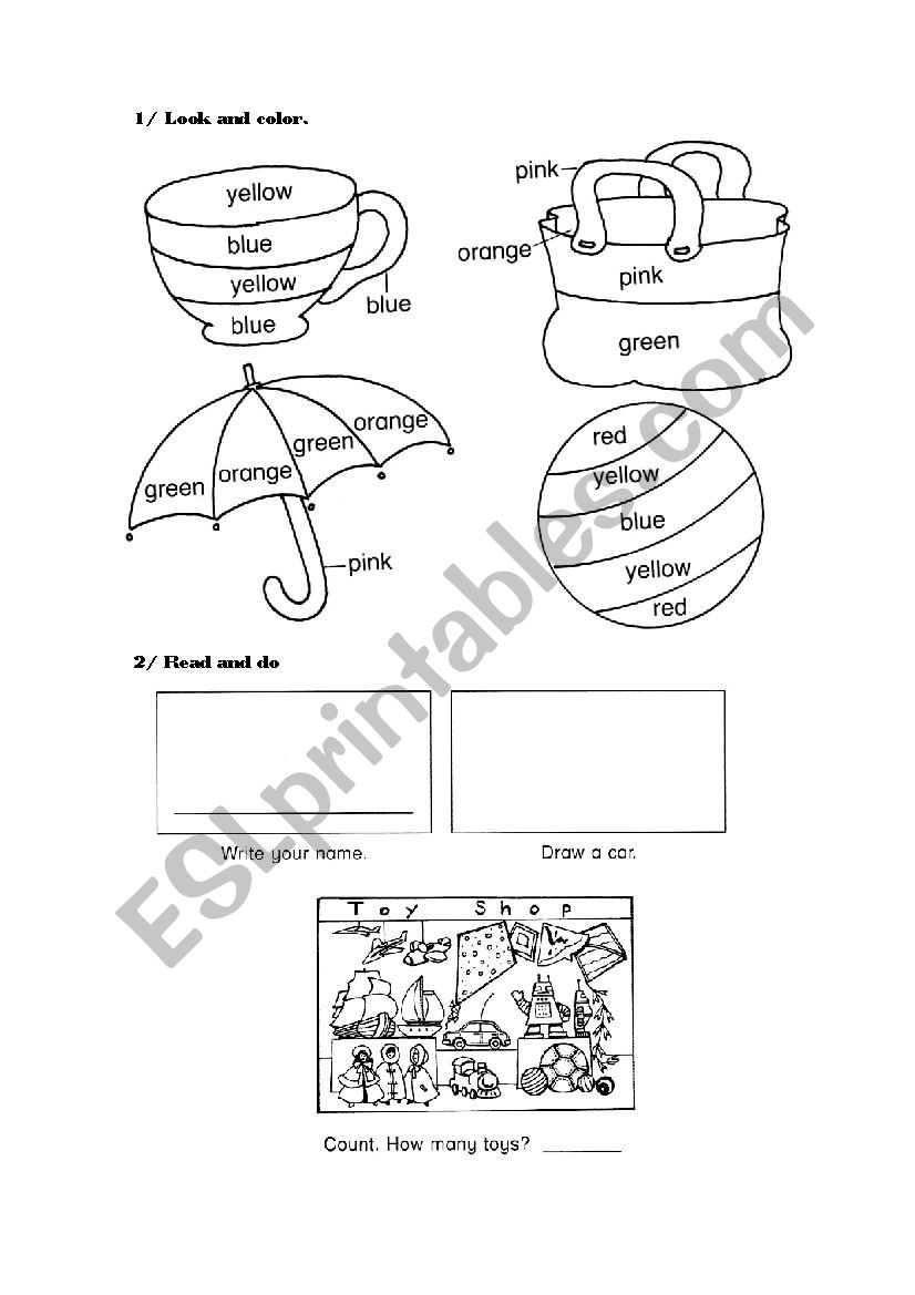 color worksheet