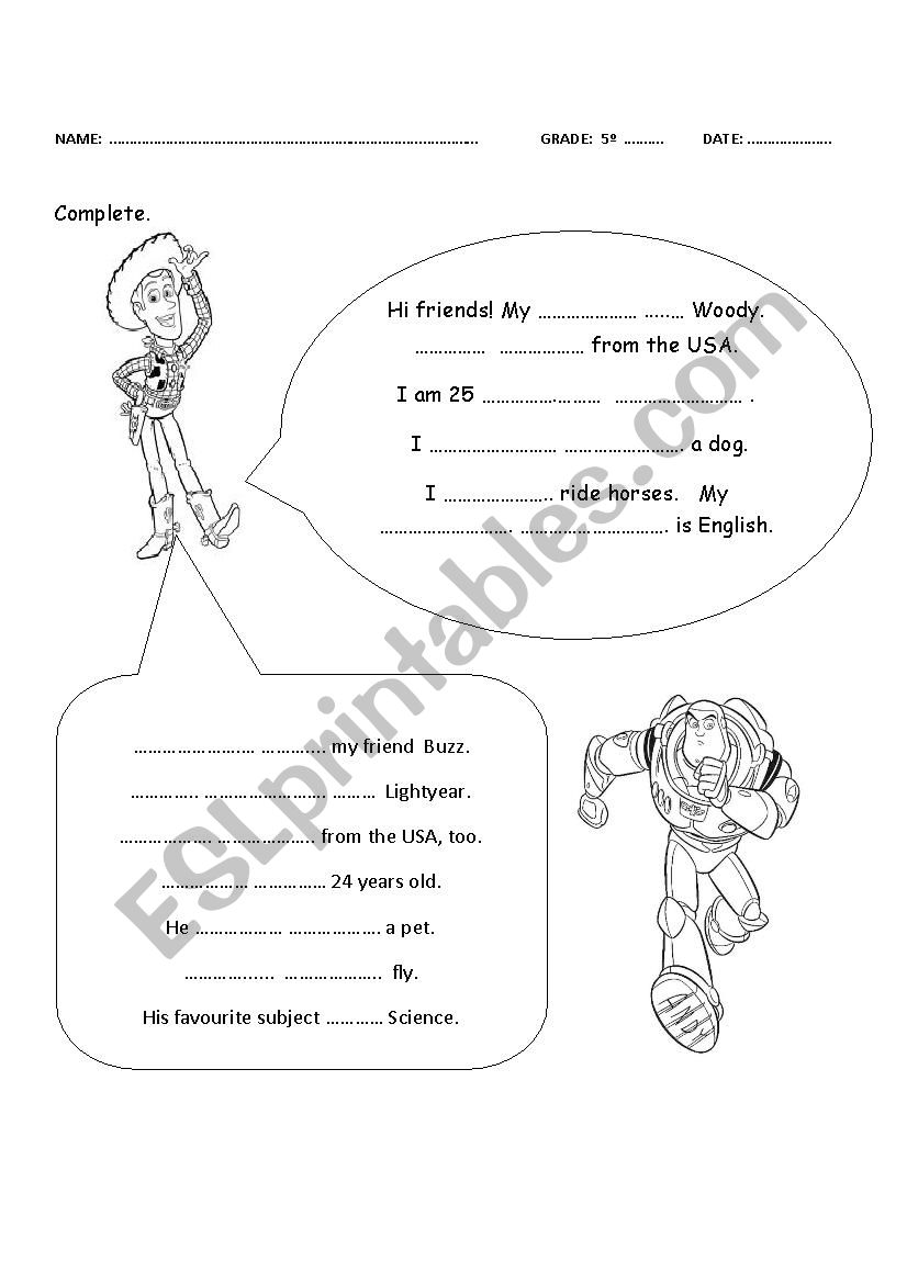 Introductions  worksheet
