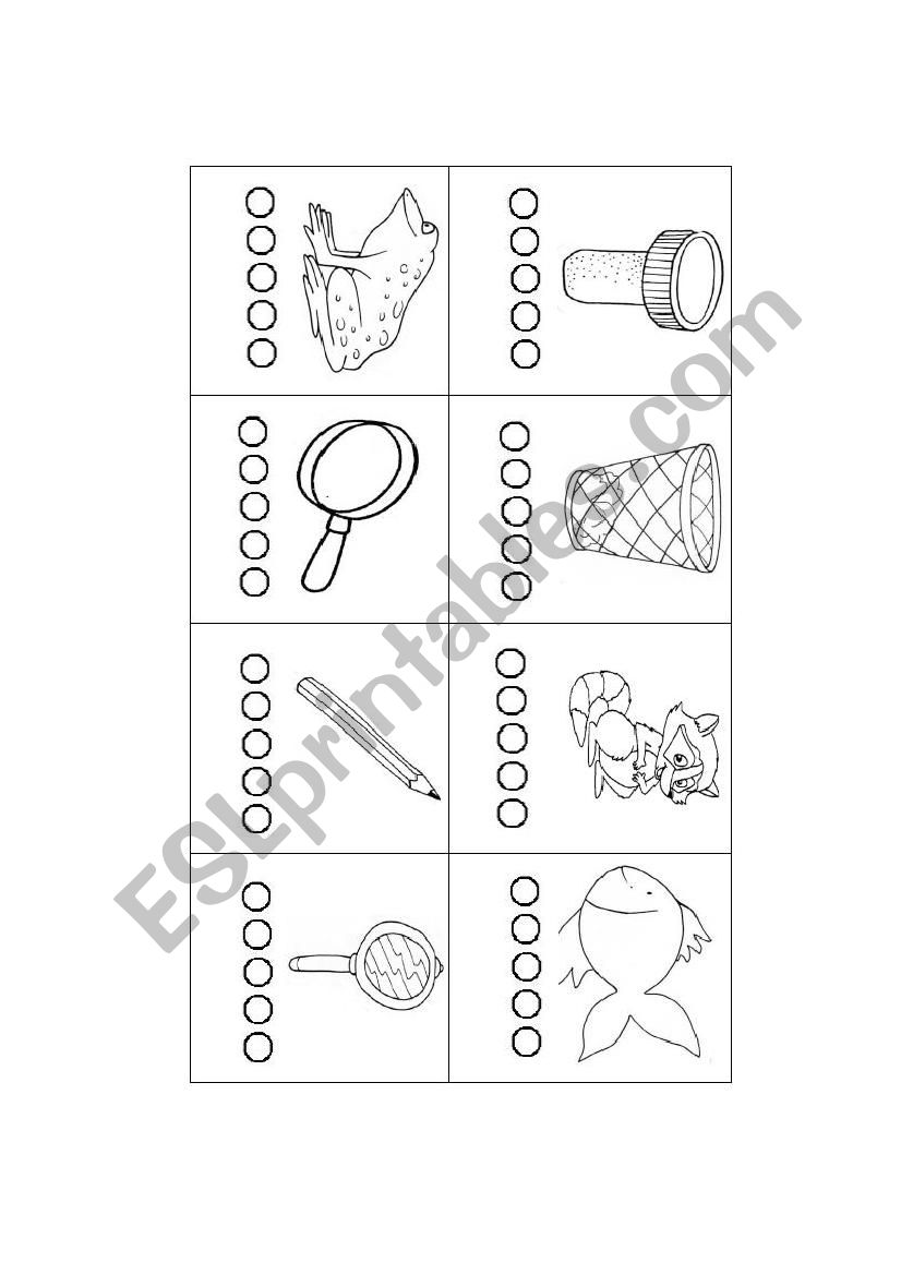 Prin the circles for silabous worksheet