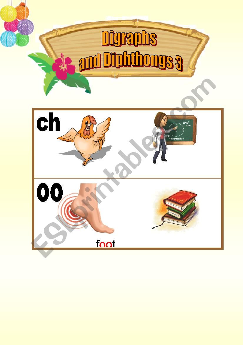 Phonics: digraphs 3 worksheet