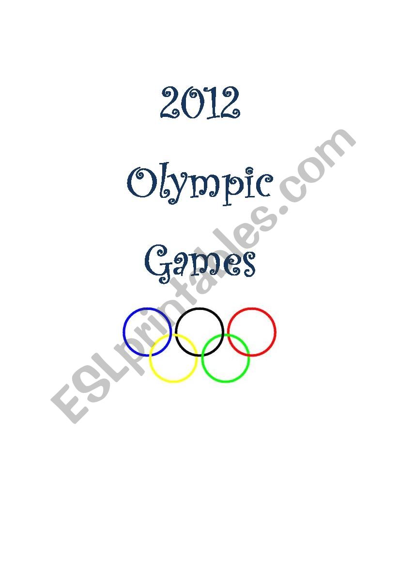 The olympic games worksheet
