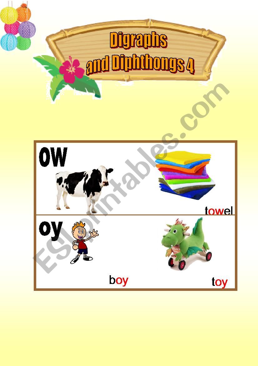 Phonics: digraphs4 worksheet