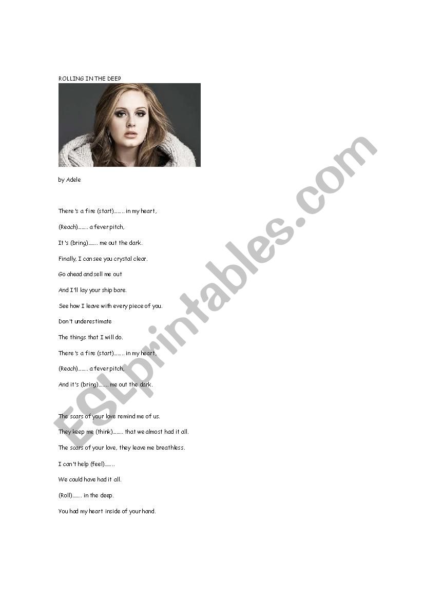 Present Continuous with Adele :)
