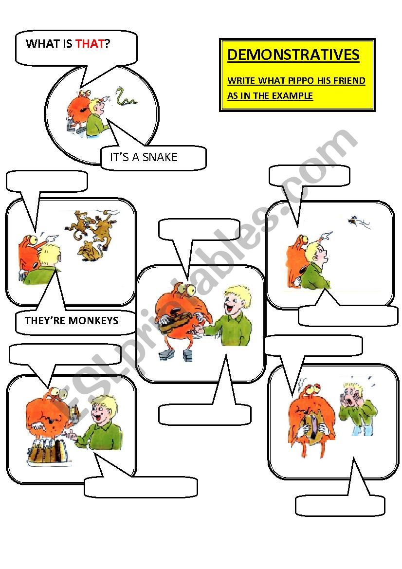 DEMONSTRATIVES THIS- THESE - THAT-THOSE