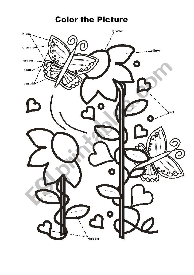 Color the Picture worksheet