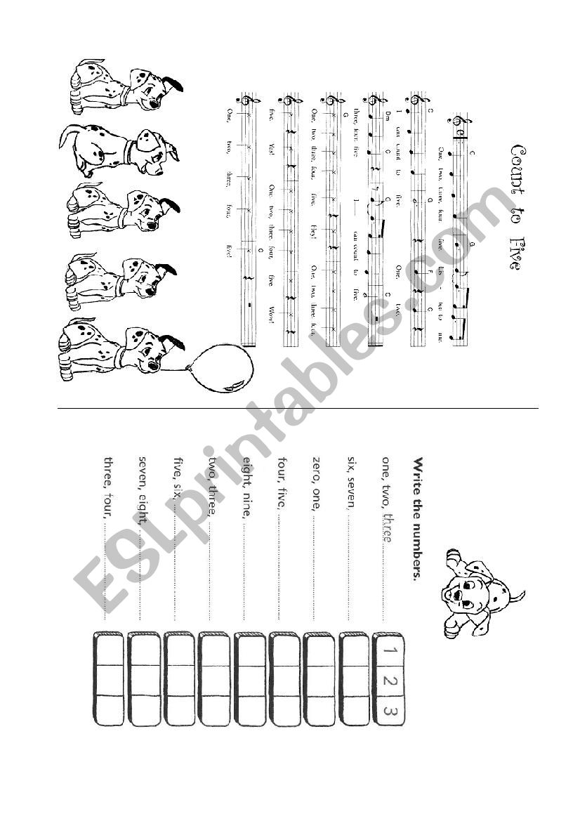 Numbers worksheet