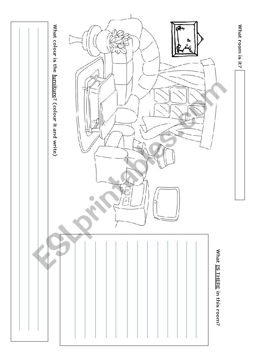 What room is it?  worksheet