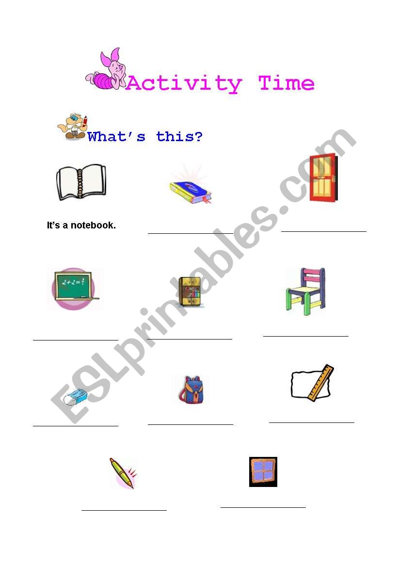 Classroom worksheet