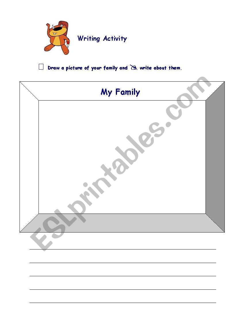 Writing Activity worksheet