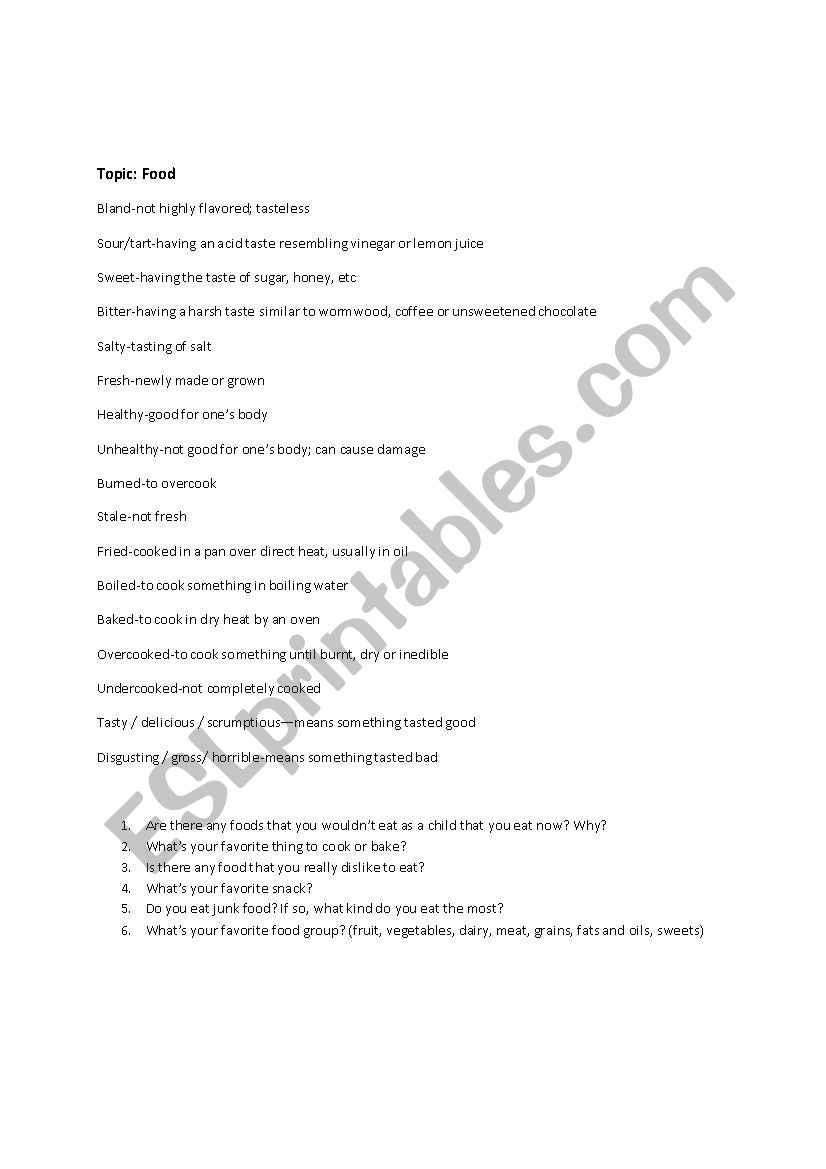 Idiom definition and worksheet