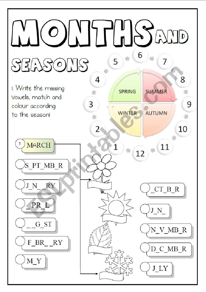 Complete the missing and seasons. Месяца на английском задания. Задания на месяцы по английскому языку. Месяцы на английском для детей задания. Задания по месяцам на английском.