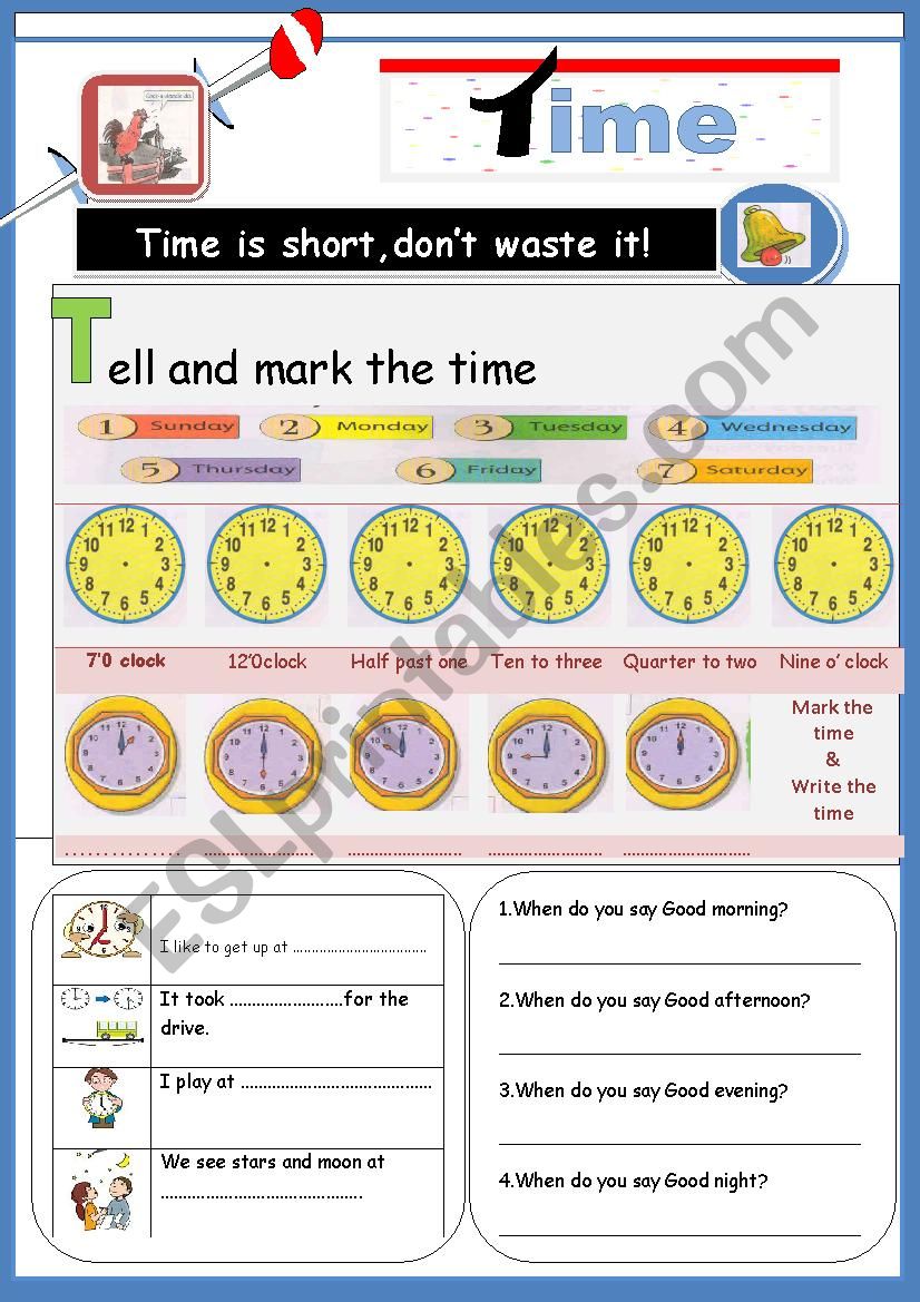 Time worksheet