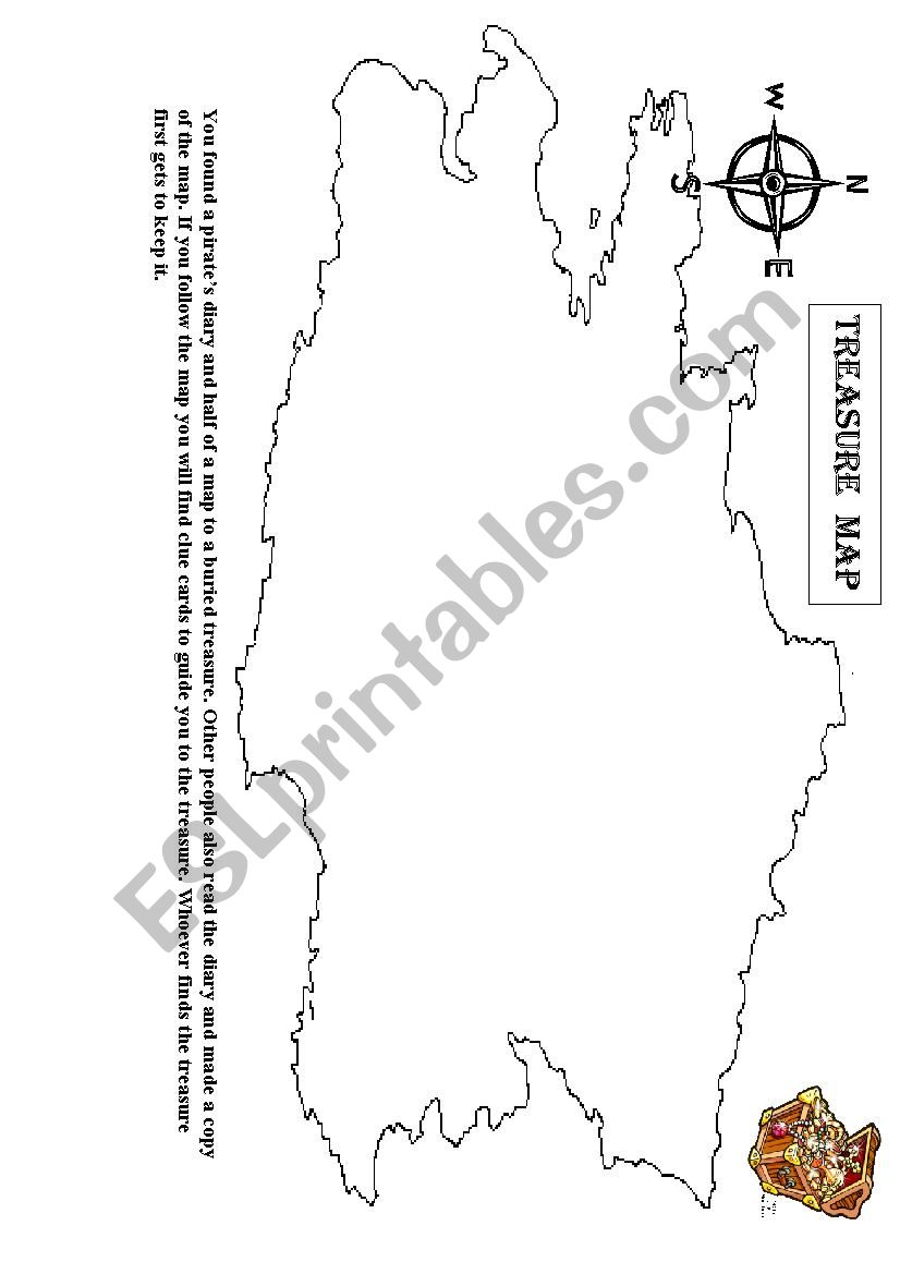 Treasure Maps worksheet