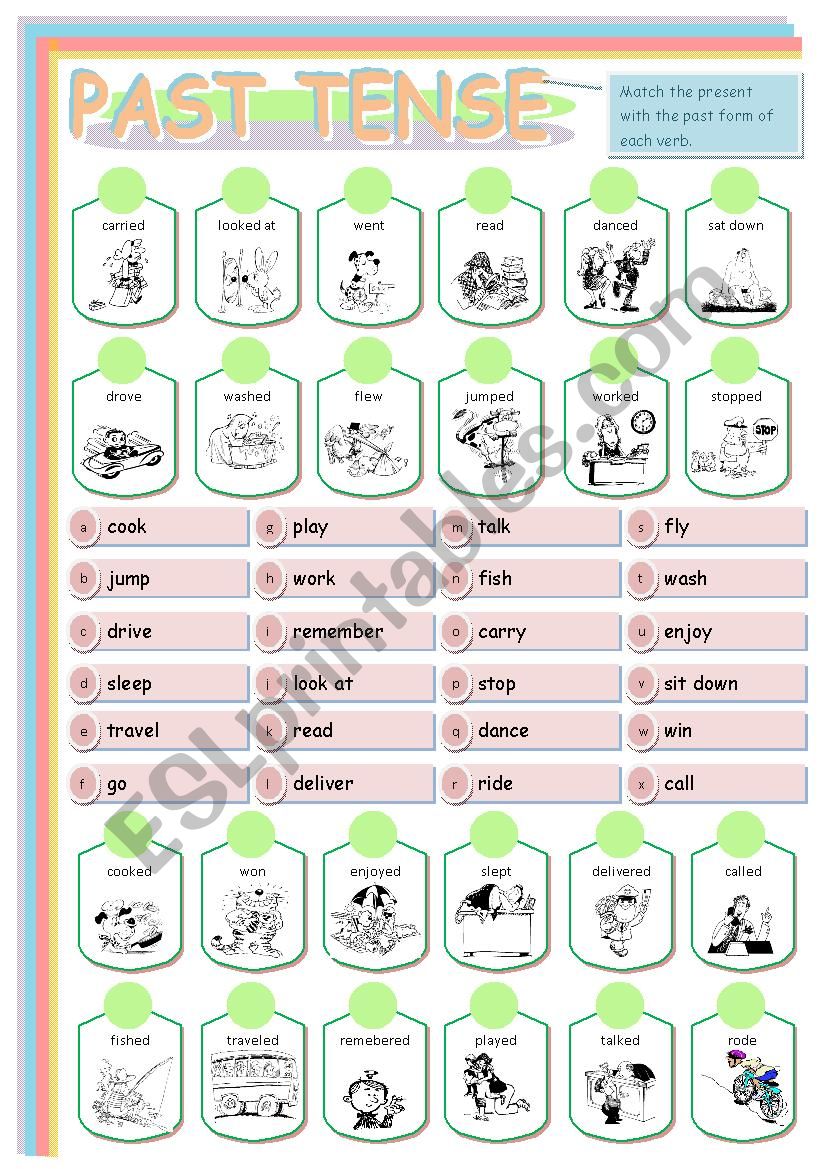 PAST TENSE worksheet