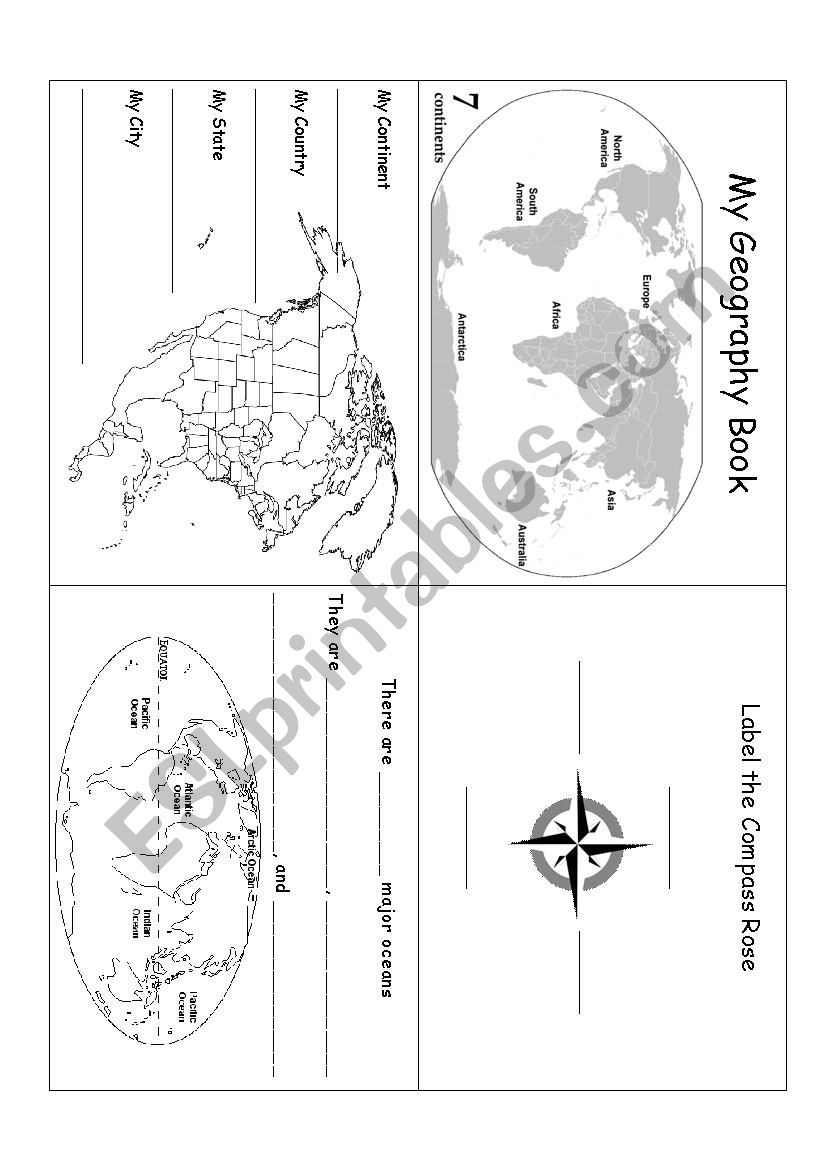 Geography Book/Worksheet worksheet