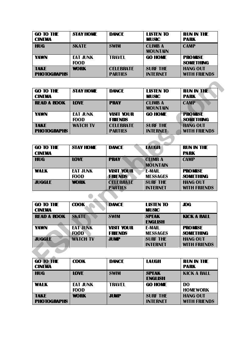 concentration-cards-esl-worksheet-by-flower2010