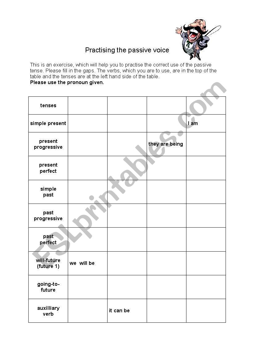 Passive Voice Practice in the Raw