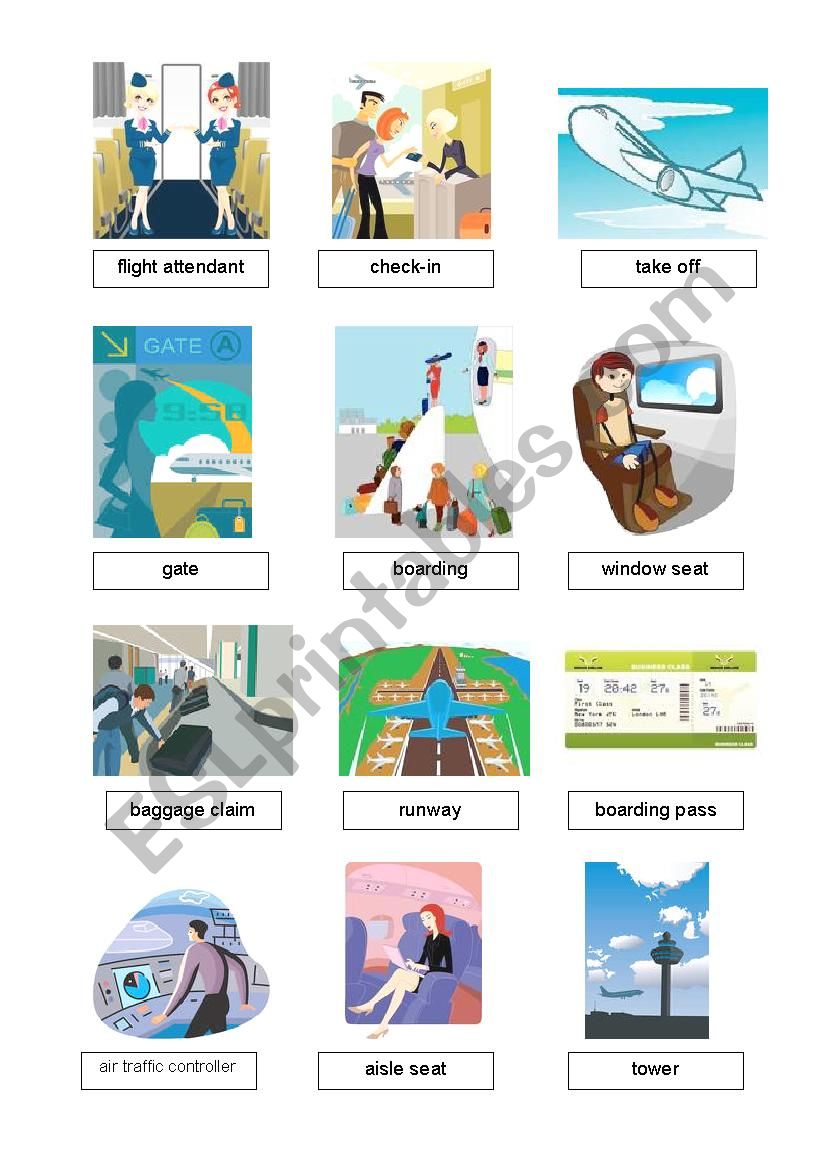 Air Traveling worksheet