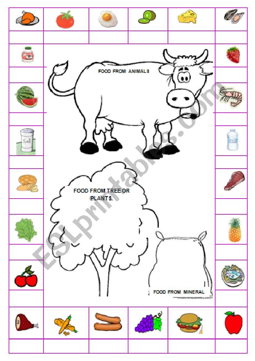 The origin of food: animal, vegetable or mineral