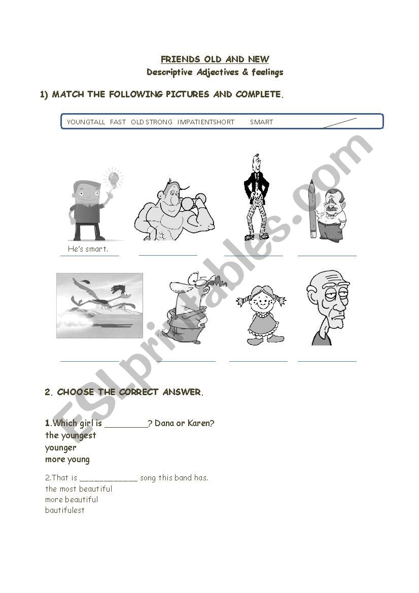 Comparative Adjectives worksheet