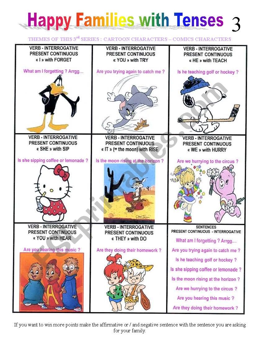 special tenses  worksheet