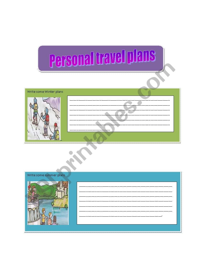 traveling worksheet worksheet