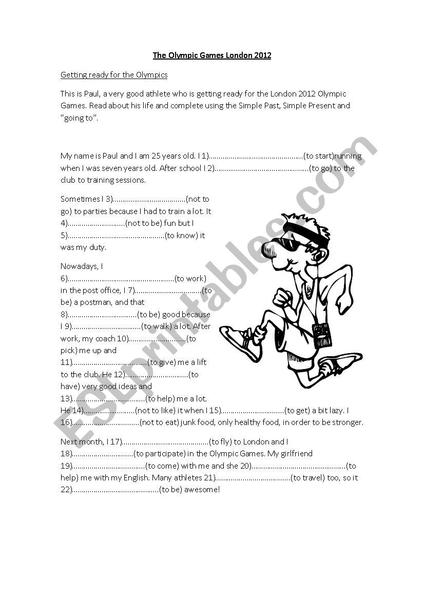 the Olympic Games London 2012 worksheet