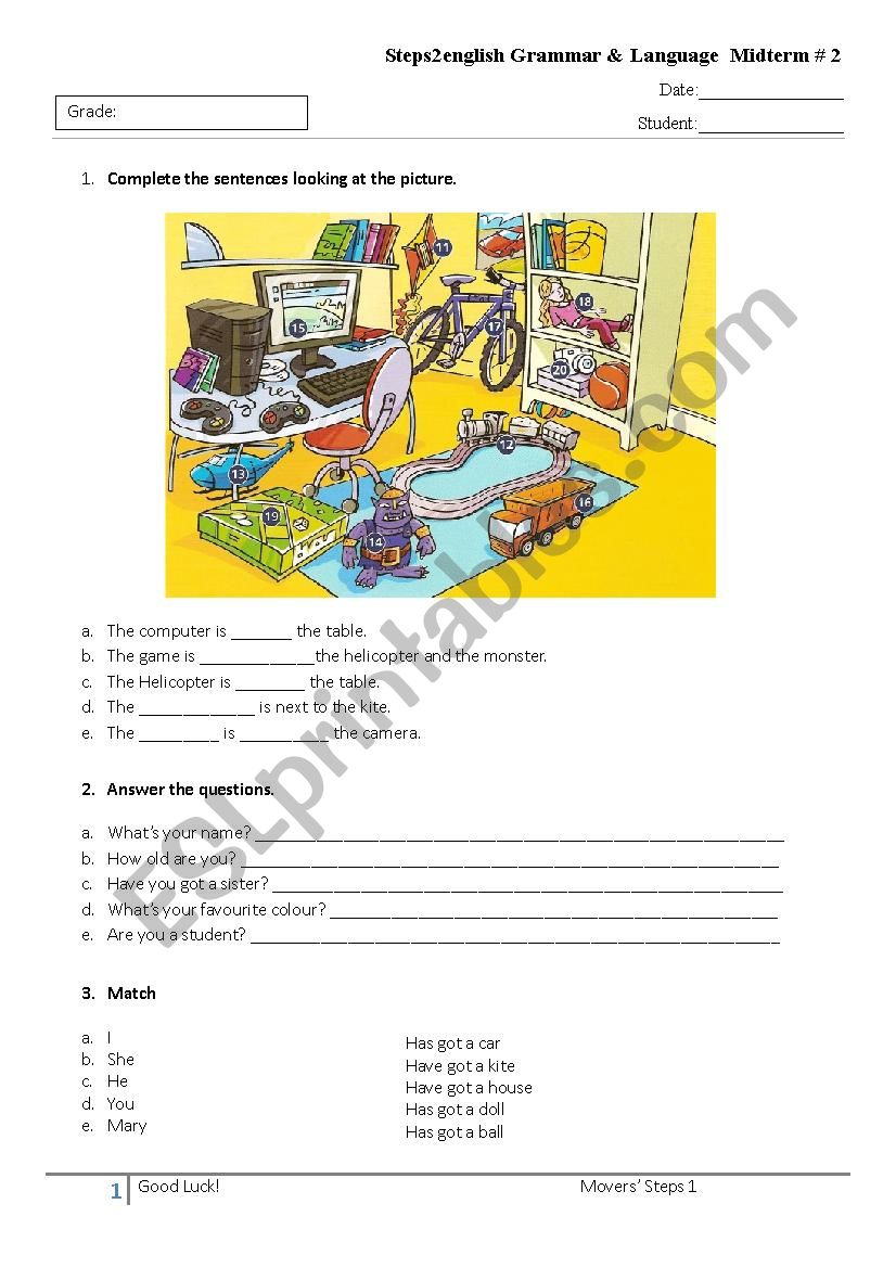 Test worksheet