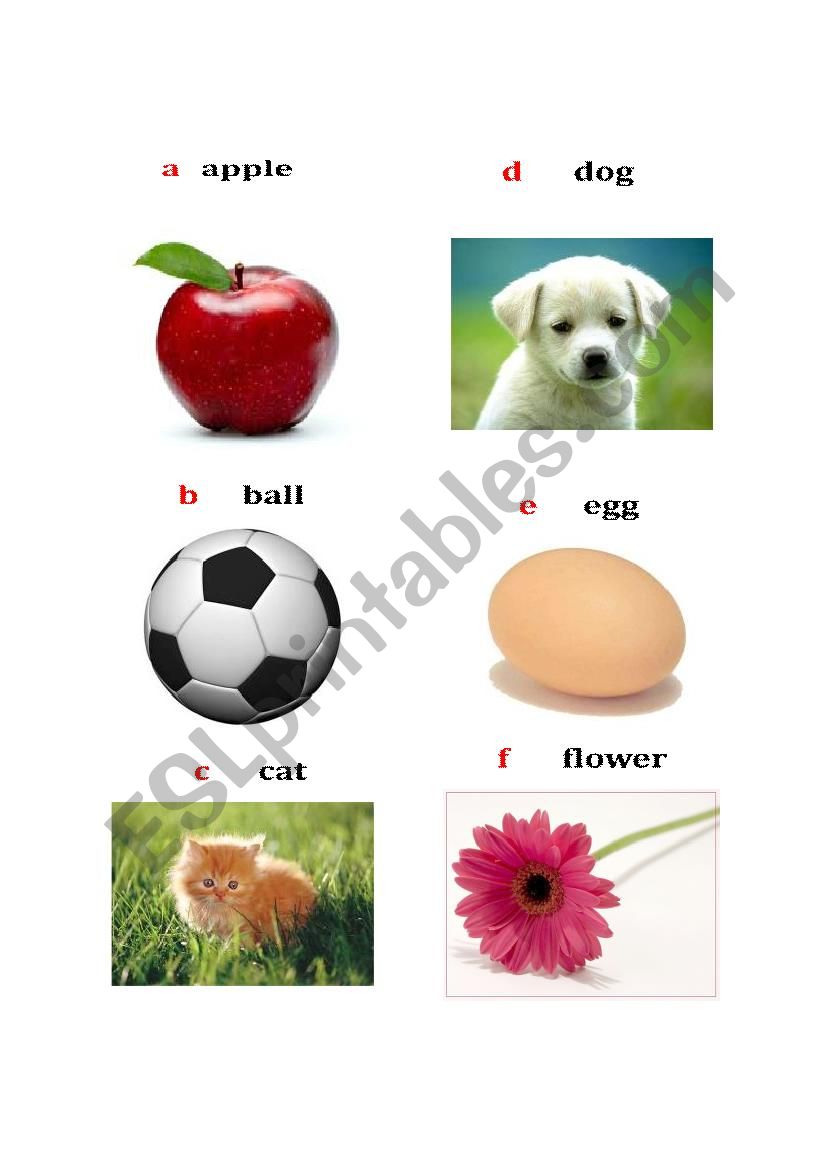 alphabet worksheet