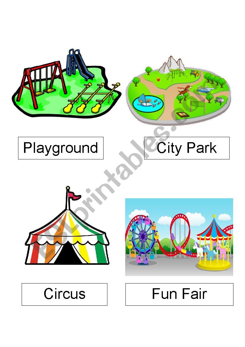 City places worksheet