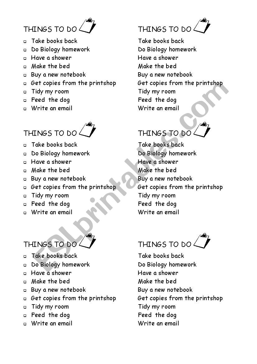 present perfect worksheet