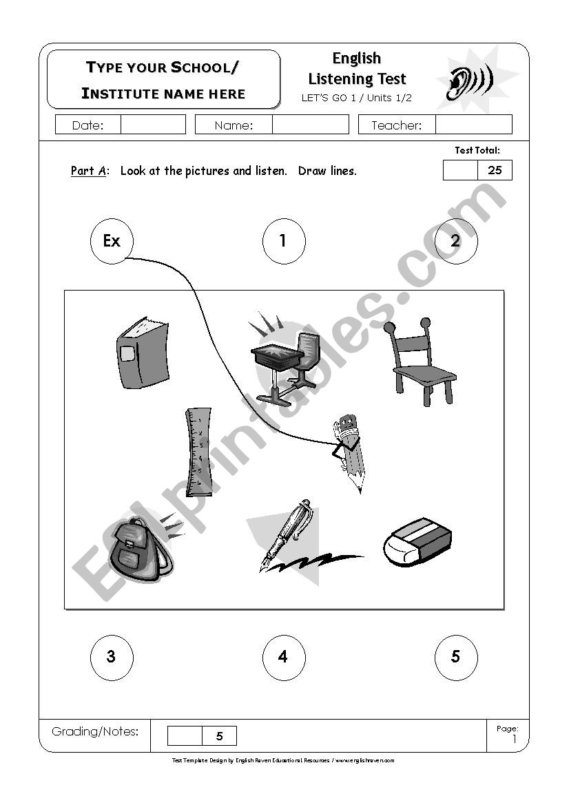 exercise of vocabulary worksheet