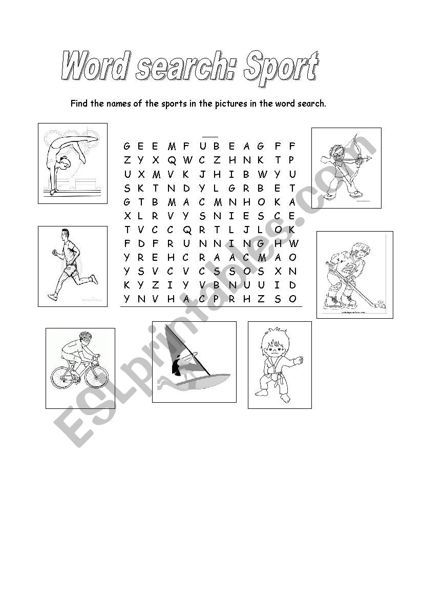 sport day worksheet