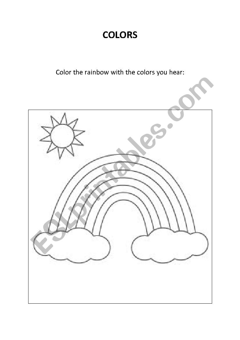 COLORS worksheet