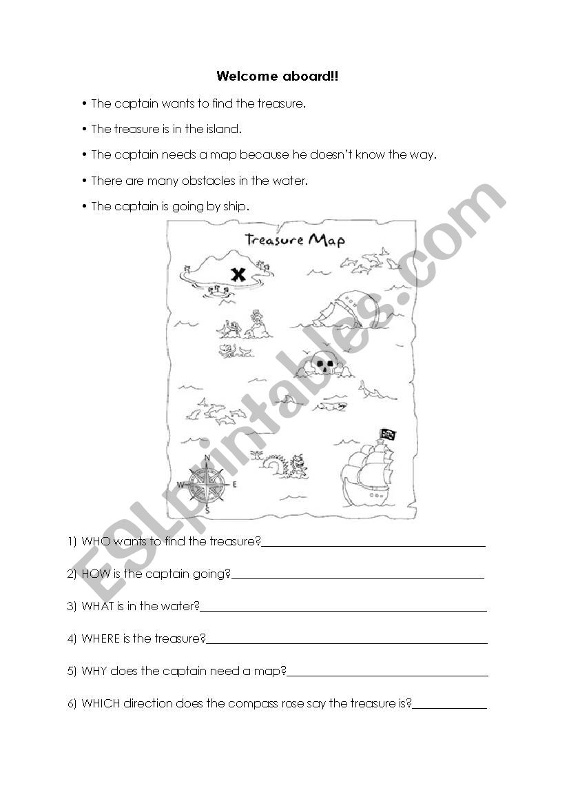Welcome aboard worksheet