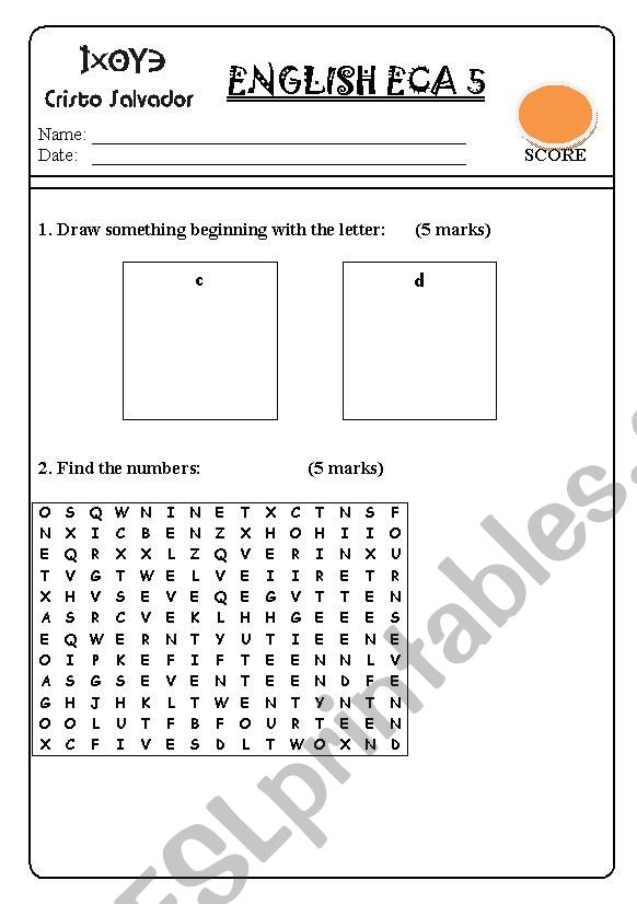 Test worksheet