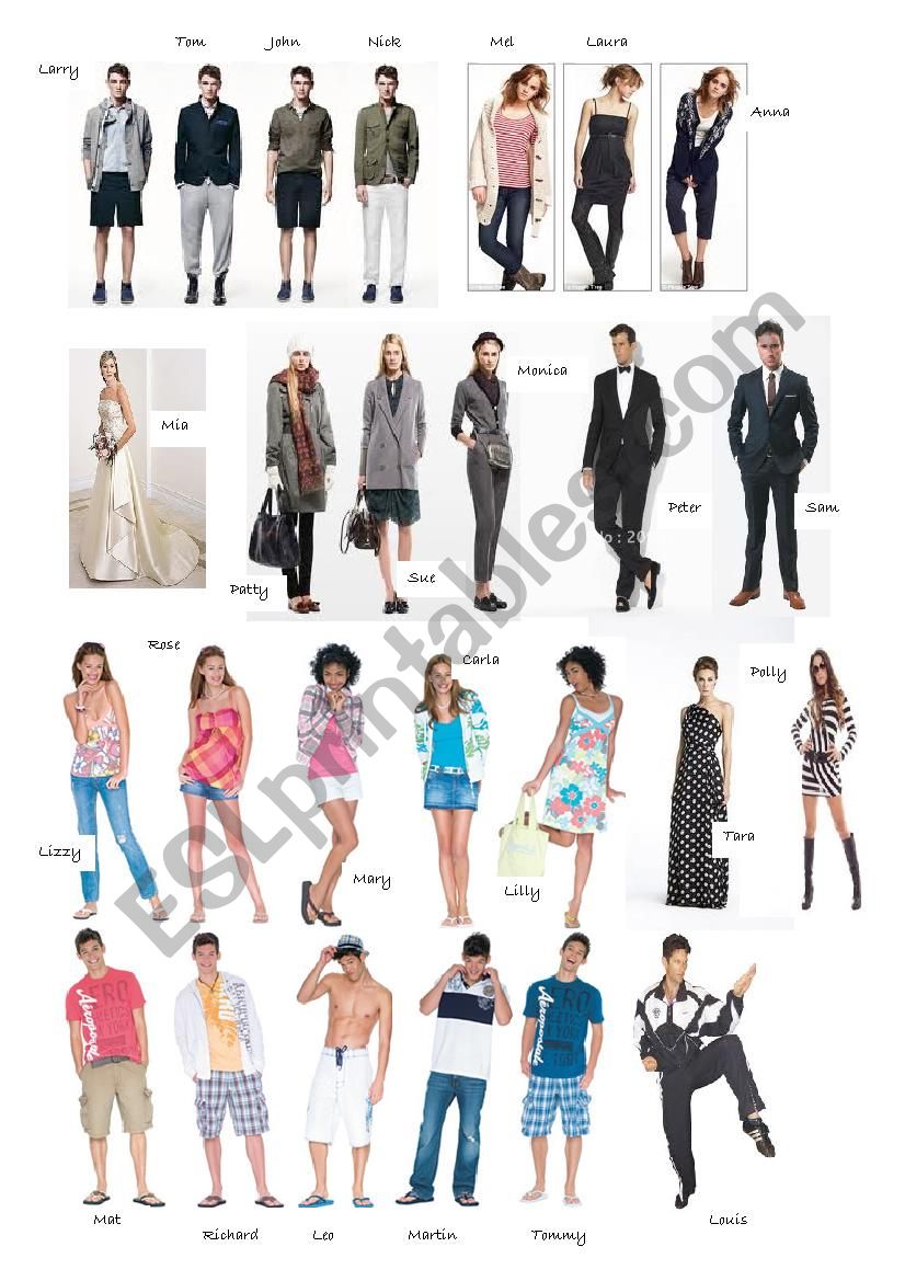 Do you like fashion? worksheet