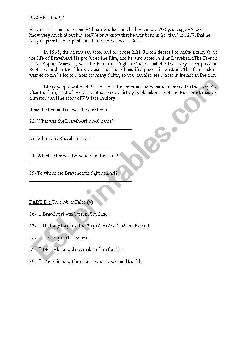 past simple tense and passage worksheet