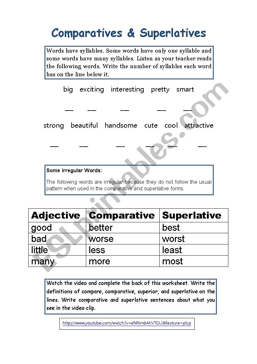 Comparatives and Superlatives with K-pop