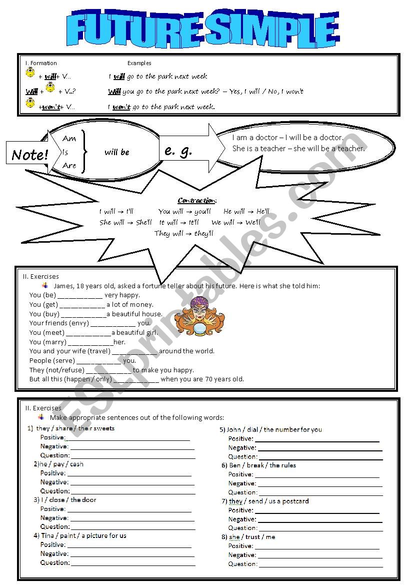 Future Simple worksheet