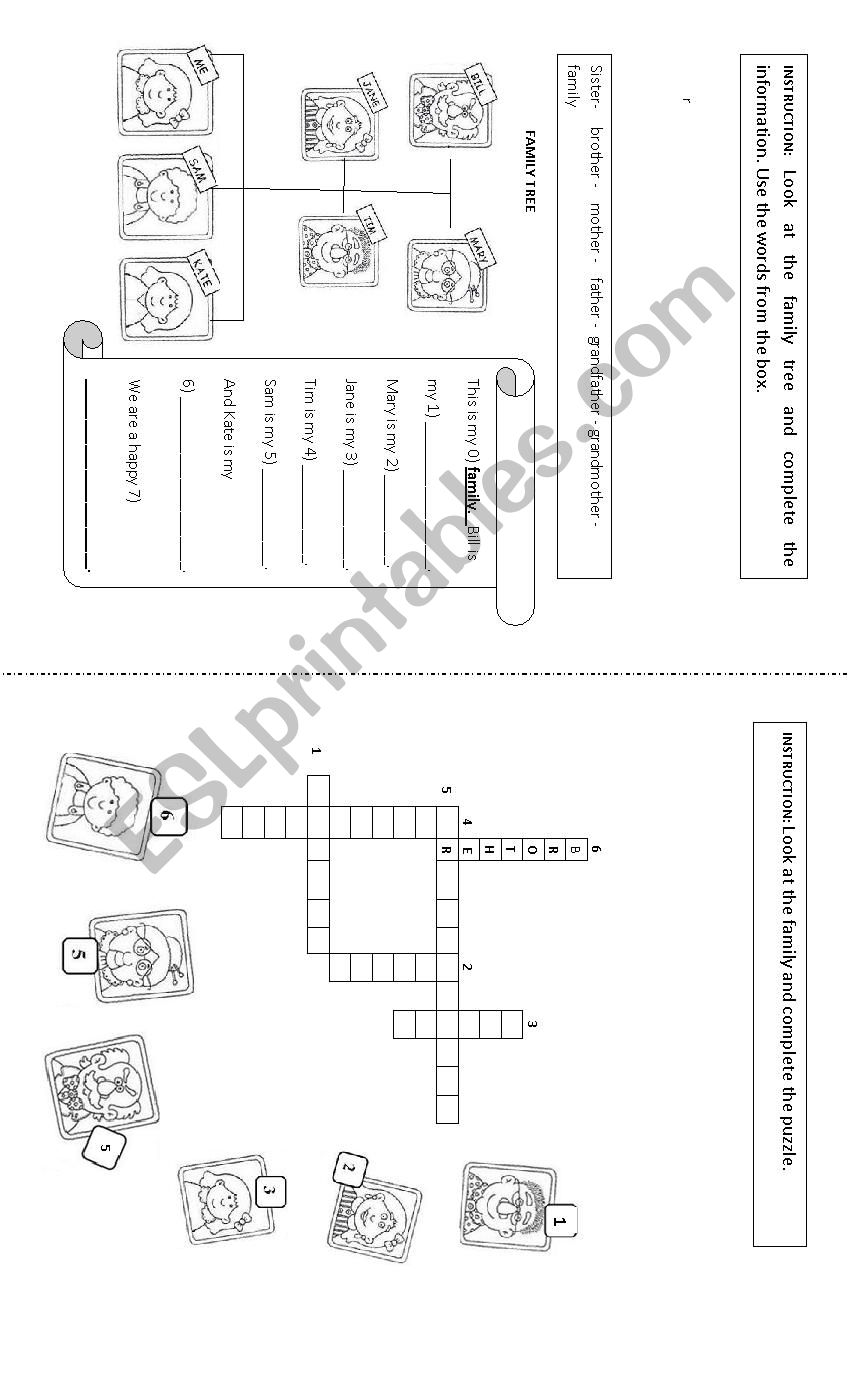 Family worksheet