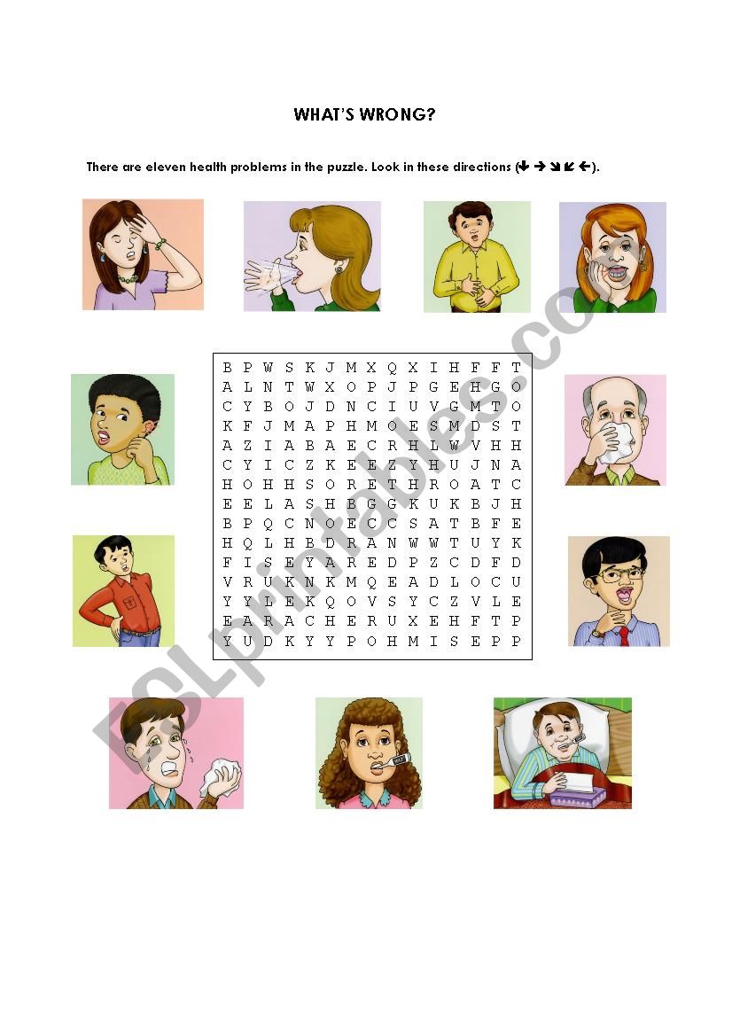 WhatÂ´s wrong? worksheet