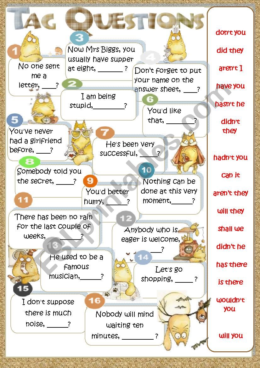 Tags worksheets. Tag questions упражнения. Tag questions Worksheets. Вопросы с хвостиком в английском языке упражнения. Tag questions Worksheets 5 класс.